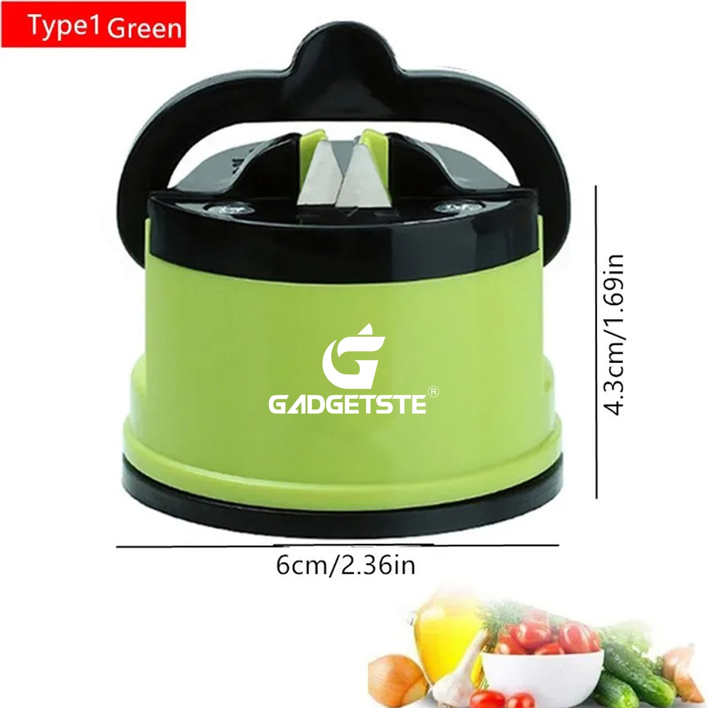 GADGETSTE® POWERGRIP KNIFE SHARPENER