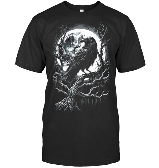 Black Crow Raven Bird T Shirt