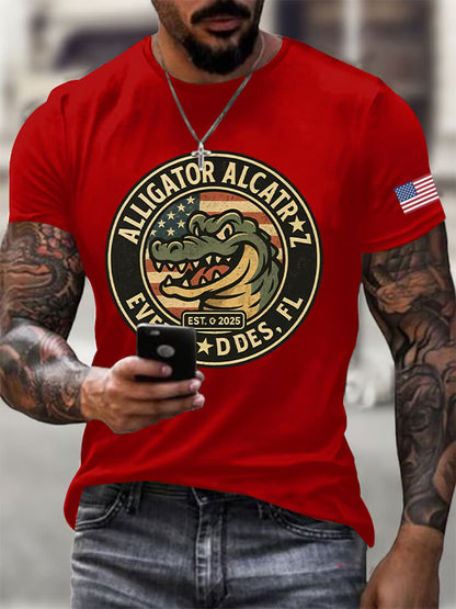 Alligator Alcatraz Funny Florida Everglades T-shirt