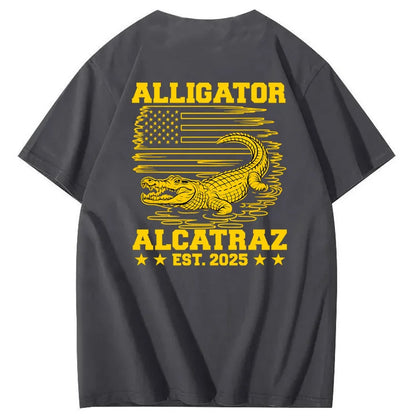Alligator Alcatraz Funny Florida Everglades Dark Humor Te
