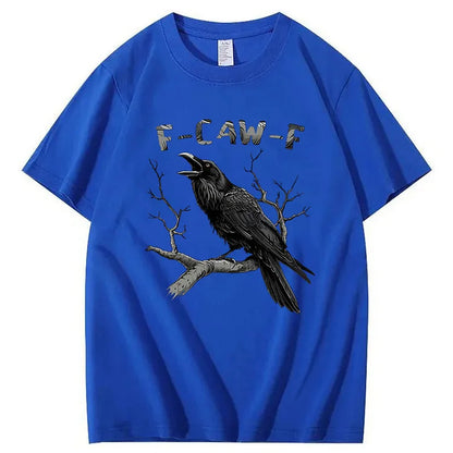 Black Crow, F Caw F Funny Black Bird T Shirt