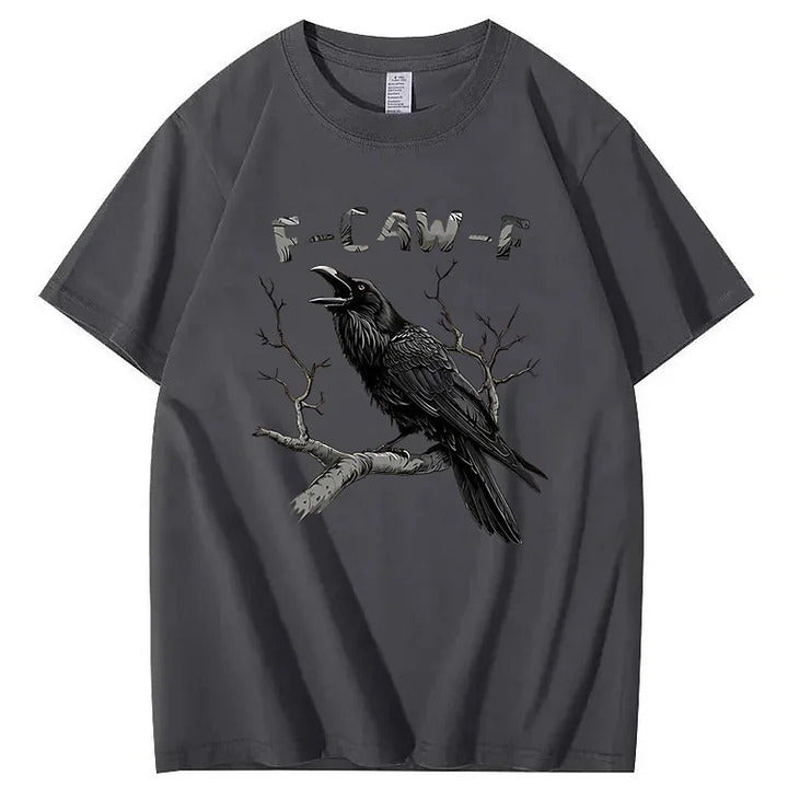 Black Crow, F Caw F Funny Black Bird T Shirt