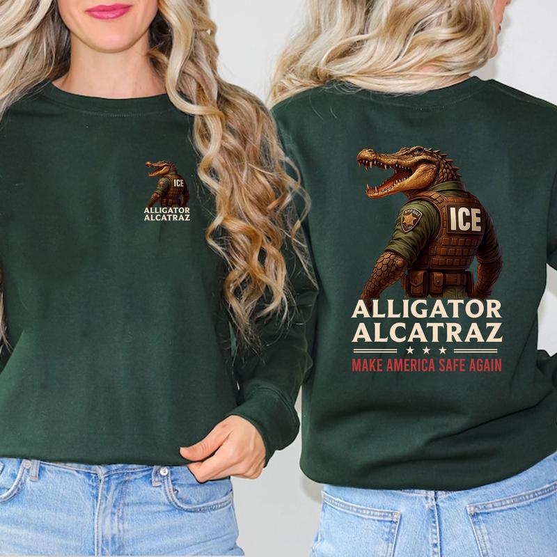 Alligator Alcatraz Funny Florida Everglades T Shirt