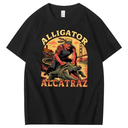 Alligator Alcatraz Tee – Funny Everglades Parody Shirt