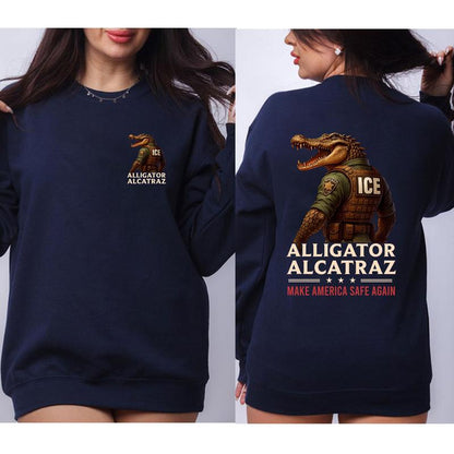 Alligator Alcatraz Funny Florida Everglades T Shirt