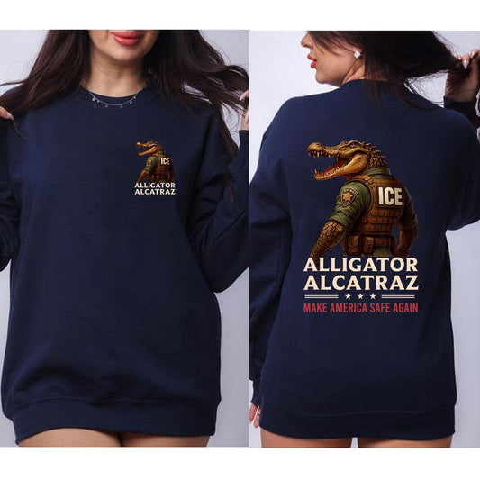 Alligator Alcatraz Funny Florida Everglades T Shirt