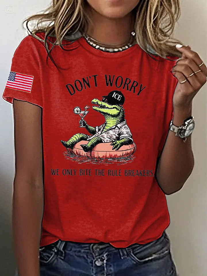 Alligator Alcatraz Funny Florida Everglades T-shirt