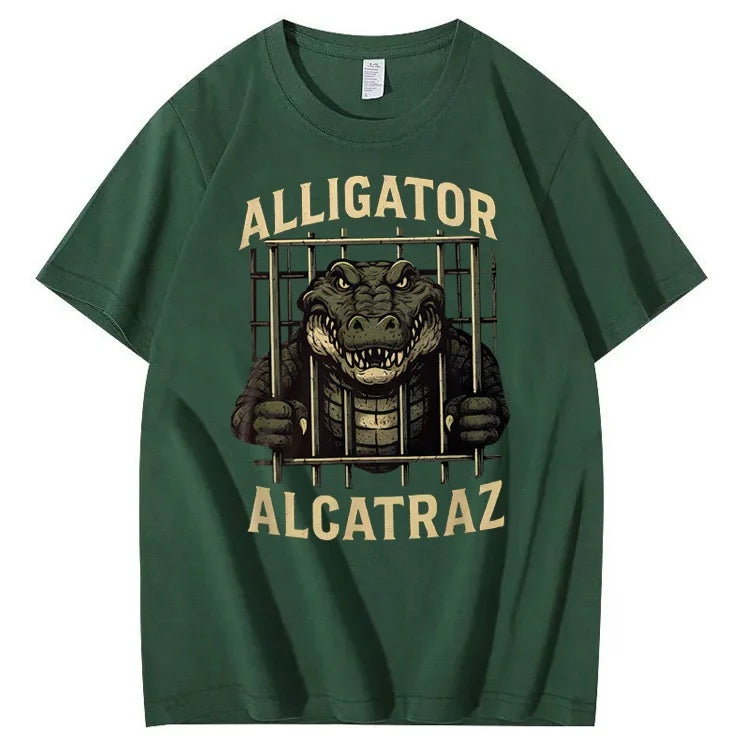 Alligator Alcatraz Tee – Funny Everglades Parody Shirt