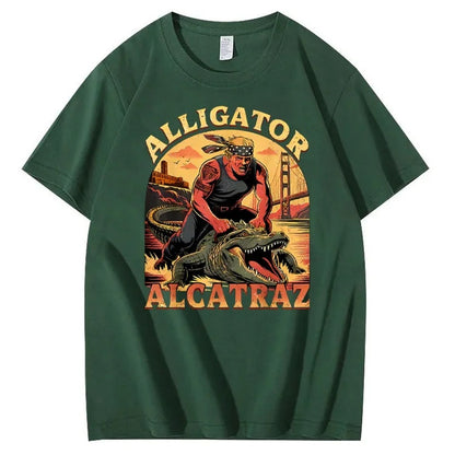 Alligator Alcatraz Tee – Funny Everglades Parody Shirt