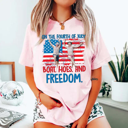 On The Fourth Of July Boats Hoes And Freedom Parody Step Brothers  Shirt