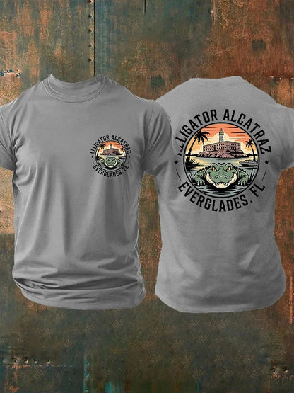Alligator Alcatraz Two-Sided T Shirt