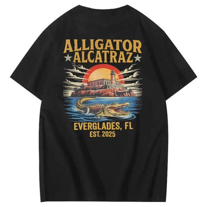 Alligator Alcatraz Tee – Funny Everglades Parody Shirt