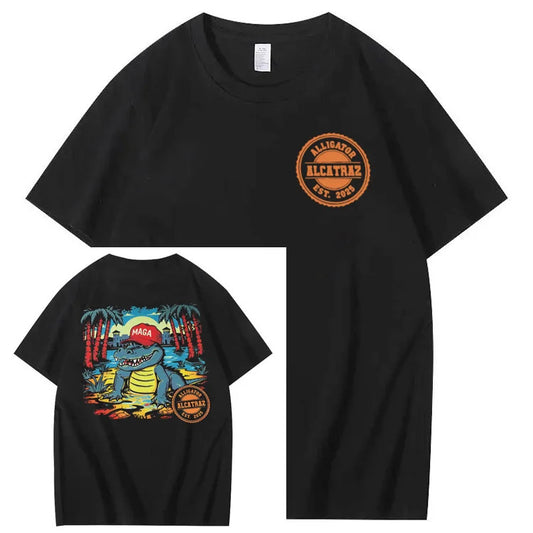 Alligator Alcatraz Funny Florida Everglades T-shirt