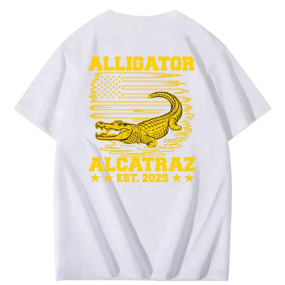 Alligator Alcatraz Funny Florida Everglades Dark Humor Te