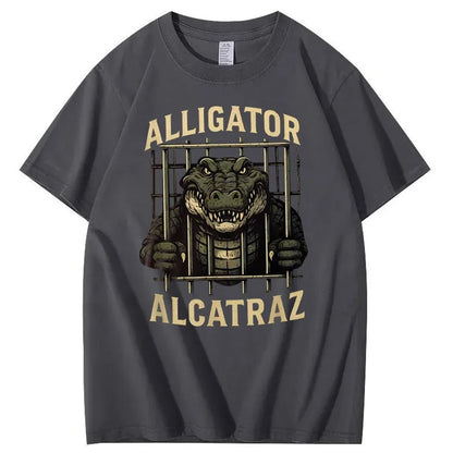 Alligator Alcatraz Tee – Funny Everglades Parody Shirt