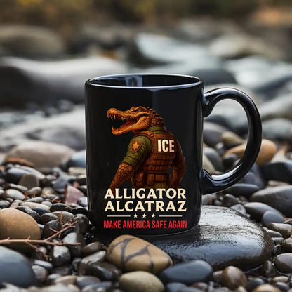 Alligator Alcatraz Funny Florida Everglades Mug