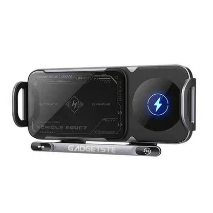 GADGETSTE® FLEXICHARGE PRO - 15W AUTO-ALIGN WIRELESS CAR CHARGER AND MOUNT