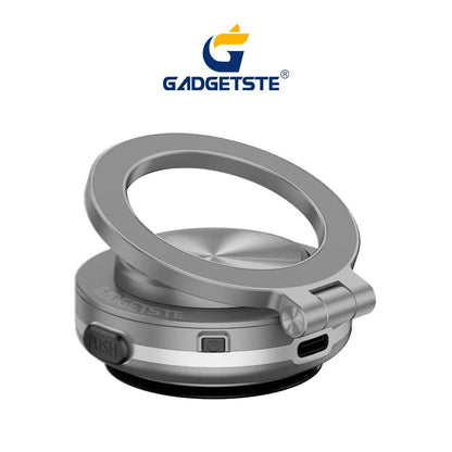 Gadgetste® FlexiGrip 360° – Electric Magnetic Turntable Mount