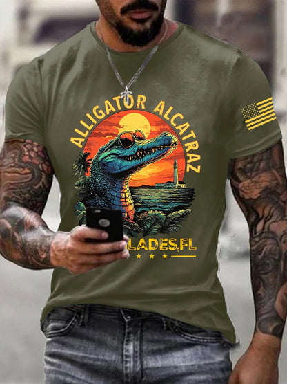 Alligator Alcatraz Funny Florida Everglades